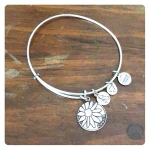 Alex and Ani Cousin Silver Bangle